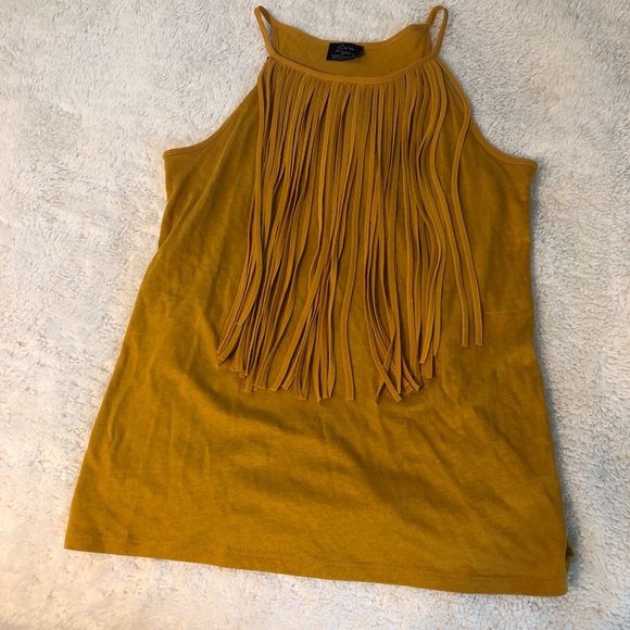 Zara Tops - Zara Fringe Tank Top